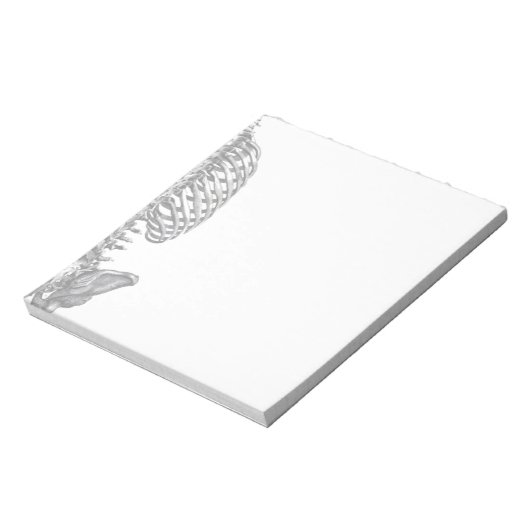Rib Cage Notepad Notizblock (Rotiert)