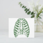 Rib Cage Postkarte (Stehend Vorderseite)