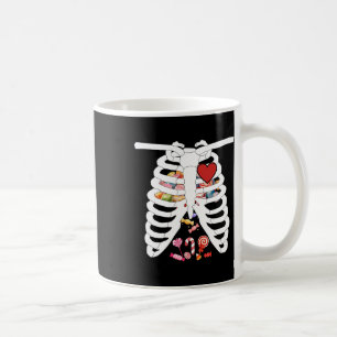 Rib Cage Röntgen Candy Funny Halloween Kostümkids Kaffeetasse