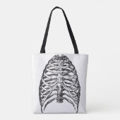 Rib CageTote Bag Tasche (Rückseite)