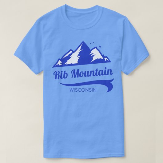 Rib Mountain Ski Wisconsin 1 T-Shirt (Design vorne)