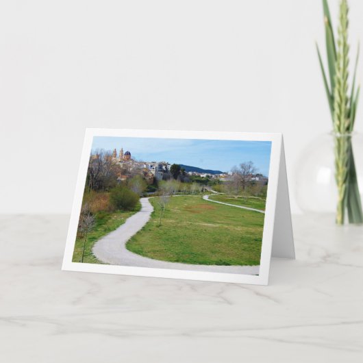 Riba-roja de Túria, spanische Stadt, Valencia Karte (Vorderseite)