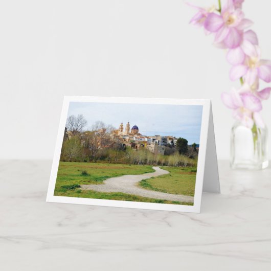 Riba-roja de Túria, spanische Stadt, Valencia Karte (Orchidee)