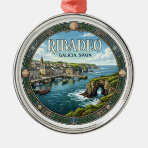 Ribadeo Spanien Ornament Aus Metall