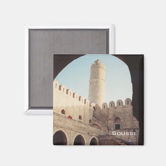 Ribat - Sousse - Tunesien Magnet (Vorderseite/Rückseite)