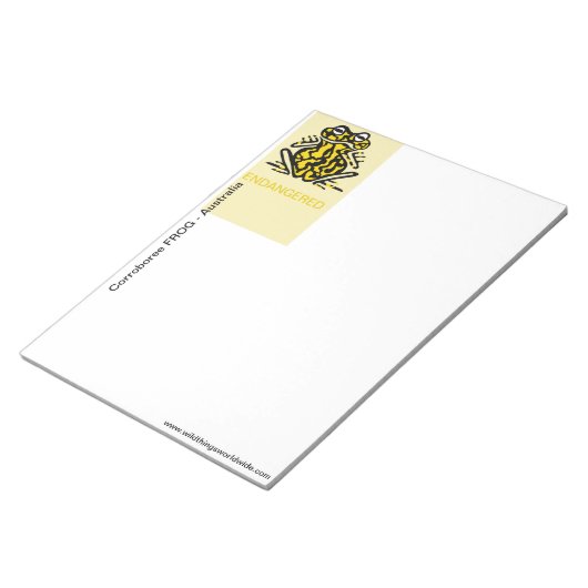 Ribbit - Corroboree FROG - Amphibien - Wildnis - Notizblock (angewinkelt)