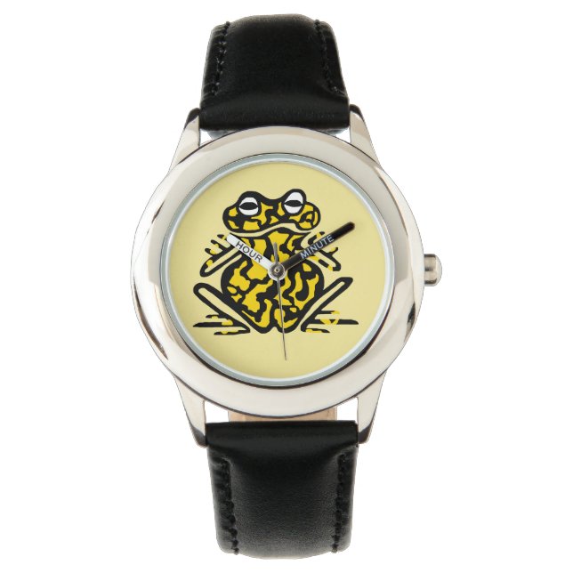 Ribbit - Corroboree FROG - gefährdete Tierwelt Armbanduhr (Vorderseite)
