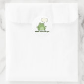 Ribbit. Das ist alles, was ich Got habe. Runder Aufkleber (Tasche)