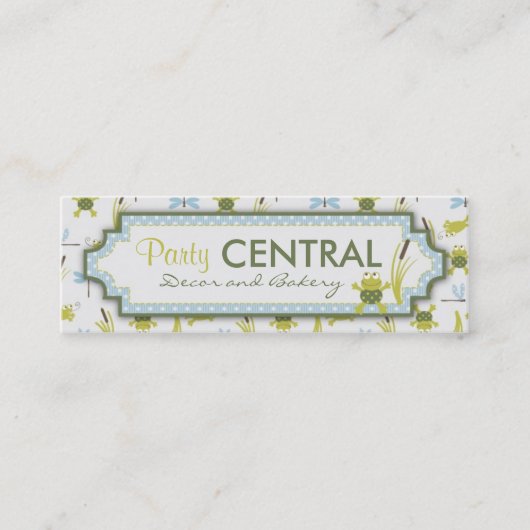 Ribbit dünne Visitenkarte (Vorderseite)