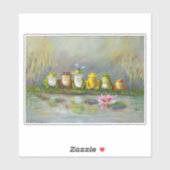 Ribbit Fluss Aufkleber (Blatt)