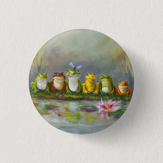 Ribbit Fluss Button (Vorderseite)