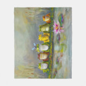 Ribbit Fluss Fleecedecke (Vorderseite)
