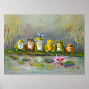 Ribbit Fluss Poster