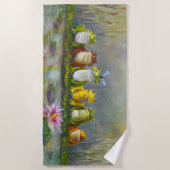 Ribbit Fluss Strandtuch (Vorderseite)