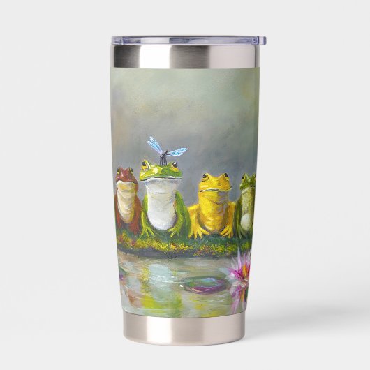 Ribbit Fluss Thermobecher (Links)