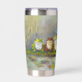 Ribbit Fluss Thermobecher (Vorderseite)