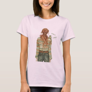 Ribbit Frosch Rothaar Weiblich T-Shirt