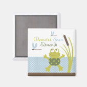 Ribbit Frosch und Dragonfly Magnet (Vorderseite/Rückseite)