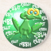 Ribbit! Getränkeuntersetzer (Vorne)