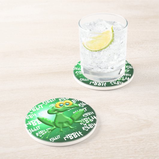 Ribbit! Getränkeuntersetzer (Seite)