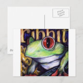 Ribbit Postkarte (Vorne/Hinten)