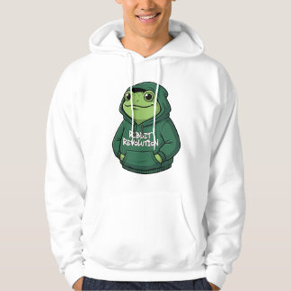 Ribbit Revolution Frog Hoodie – Whimsical Amphibia