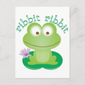 Ribbit Ribbit Postkarte (Vorderseite)