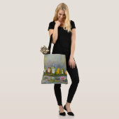 Ribbit River - Gemalte Tragetasche Tasche (Am Model)