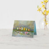Ribbit River - Handbemalt Karte (Gelbe Blume)