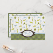 Ribbit Schwimmfrosch Geburtstag Karte (Vorderseite/Rückseite Beispiel)