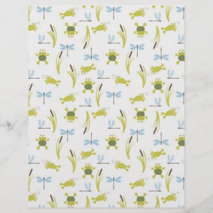 Ribbit Scrapbook Papier beidseitig