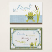 Ribbit TY Favor Tag B2 (Vorne & Hinten)