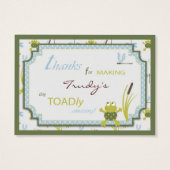 Ribbit TY Favor Tag B2 (Rückseite)