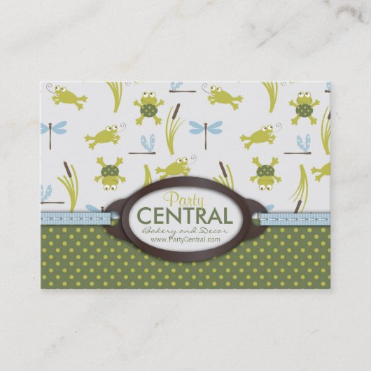 Ribbit Visitenkarte (Vorderseite)