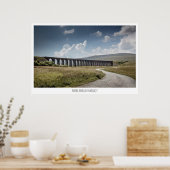 Ribblehead Viaduct, Ribblehead, Yorkshire, England Poster (Küche)