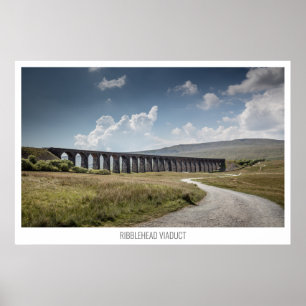 Ribblehead Viaduct, Ribblehead, Yorkshire, England Poster