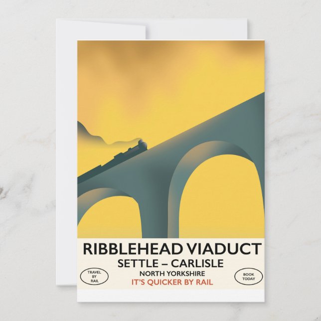 Ribblehead Viaduct Yorkshire Lokomotive (Vorderseite)