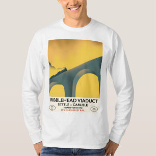 Ribblehead-Viadukt Yorkshire Reiseplakat T-Shirt