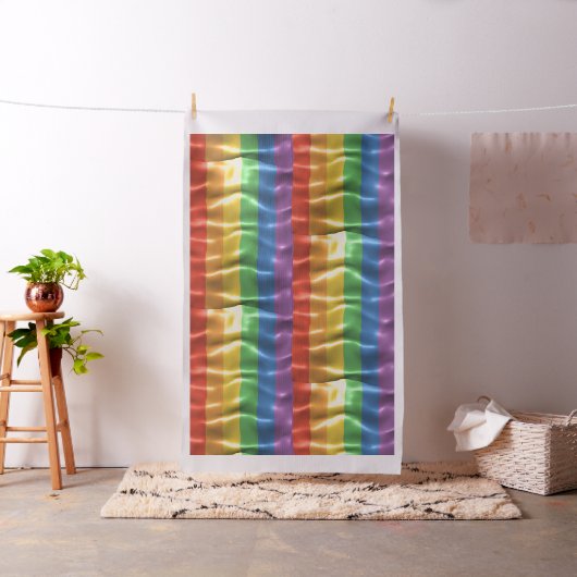 Ribbling Regenbogen Streifen Stoff (Beispiel)