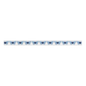 Ribbon 1.5 ins - Blue Bufferfly Ripsband (Vorderseite)