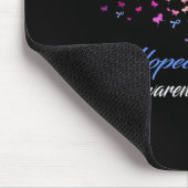 Ribbon Alopecia Bewusstsein Mousepad (Ecke)