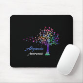 Ribbon Alopecia Bewusstsein Mousepad (Mit Mouse)