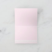 Ribbon and Bow-Baby Dusche - Danke (Innenseite)