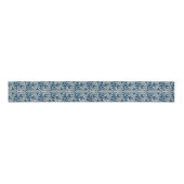 Ribbon - Art Deco Blue Vintag Ripsband (Vorderseite)