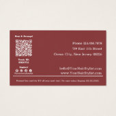 Ribbon Bells $10 Weihnachtsgutscheinkarte (Rückseite)