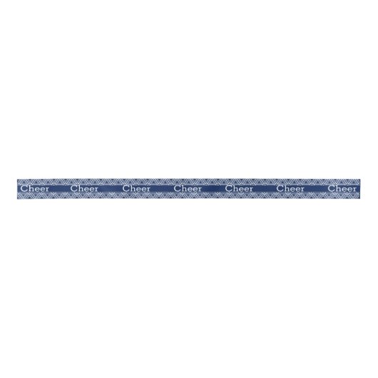 Ribbon, blau und weiß satinband (Vorderseite)