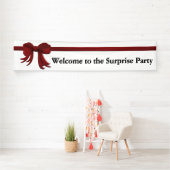 Ribbon Border rot + Ihr Backgr. Ideen Banner (Insitu)