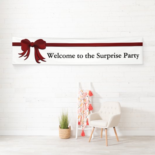 Ribbon Border rot + Ihr Backgr. Ideen Banner (Insitu)