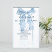 Ribbon Bow Brautparty Game (Stehend Vorderseite)