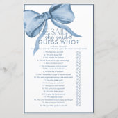 Ribbon Bow Brautparty Game (Vorderseite)